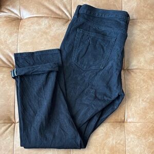 Uniqlo Stretch Selvedge Slim Jeans in Black